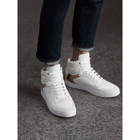 Burberry high top sneakers men's
